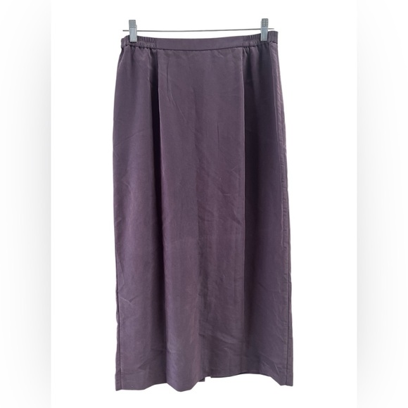 Coldwater creek purple button up maxi skirt - Picture 4 of 4
